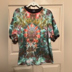 Gildan Multicolor Tie-Dye Women's Tee